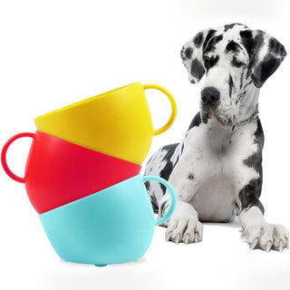 United Pets Large Cup Dog Bowl 2500 ml Pink