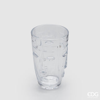 EDG Enzo De Gasperi - Juego de 6 vasos transparentes de trago largo, altura 13 cm
