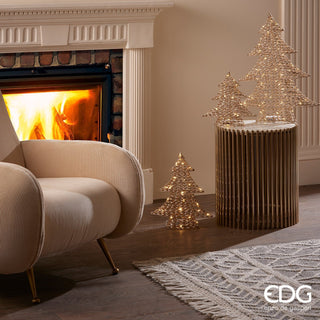 EDG Enzo De Gasperi Decorazione Albero Stripes con 60 Microled H58 cm