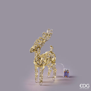 EDG Enzo De Gasperi Decoro Renna Intreccio 40 Mircroled H37cm