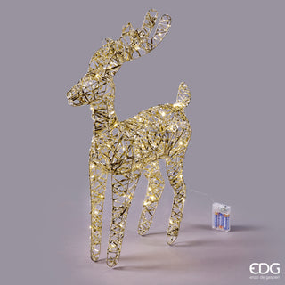 EDG Enzo De Gasperi Decoro Renna Intreccio 60 Mircroled H60cm