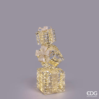 EDG Enzo de Gasperi Decor Geschenkpaket Streifen 350 Microled H75 cm