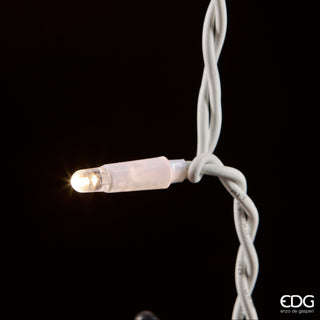 EDG Enzo De Gasperi Cascata Led da Esterno 2 Metri 120 con Maxi Led Prolungabile