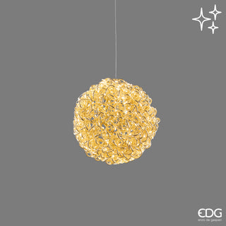 EDG Enzo De Gasperi Decoro Curly Sfera con Microled D30 cm
