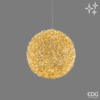 EDG Enzo De Gasperi Decoro Curly Sfera con Microled D40 cm