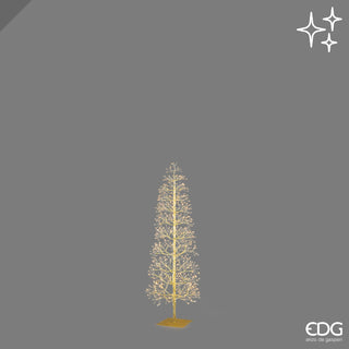 EDG Enzo De Gasperi Albero Led Faggio Slim 528 led H120 cm Oro