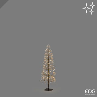 EDG Enzo De Gasperi Albero Led Faggio Slim 528 led H120 cm Nero