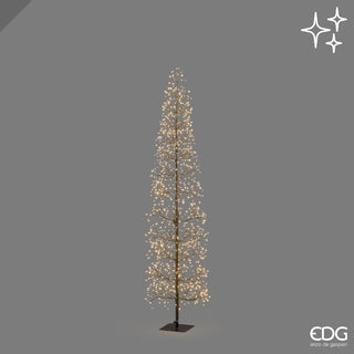 EDG Enzo De Gasperi Albero Led Faggio Slim 1080 led H180 cm Nero