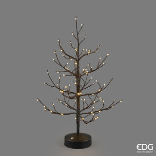 EDG Enzo De Gasperi Albero Led Faggio 90 miniled H45 cm Nero