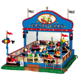 Lemax Collections Crazy Cars con Movimento e Luci