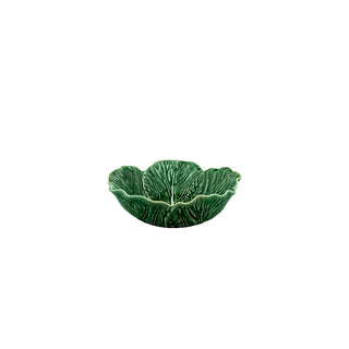 Bordallo Pinheiro Set 2 Ciotole Medie Cavolo in Terracotta Verde