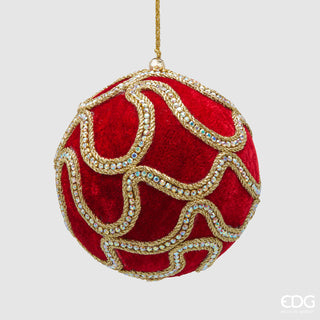 EDG Enzo De Gasperi Pallina di Natale Deco Gemme D12 cm