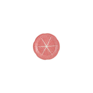 Bordallo Pinheiro Set 4 Piatti Frutta Cavolo in Terracotta Rosa
