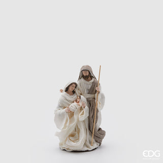EDG Enzo De Gasperi Natività Lord con Base H22 cm in Tessuto