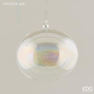 EDG Enzo De Gasperi Weihnachtskugel Bubble Iirde D18 cm