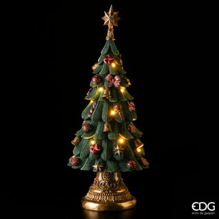 EDG Enzo de Gaspery Albero di Natale Poly con Led E Musica H60 cm