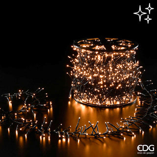 EDG Enzo De Gasperi Coil of Christmas Lights 8 Effects 3000 LEDs 30 Meters