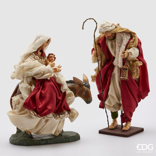 EDG Enzo De Gasperi Krippe aus Stoff, H 36 cm