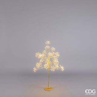 EDG Enzo De Gasperi Beech Tree tufts with base 896 mini led H120 cm Gold