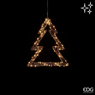 EDG Enzo De Gasperi Albero di Natale 150 Microled Flat H40 cm