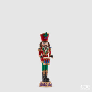 EDG Enzo De Gasperi Nutcracker Soldier with Drum H35 cm