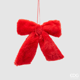 EDG Enzo De Gasperi Fiocco Peluche 20X25 cm Rosso