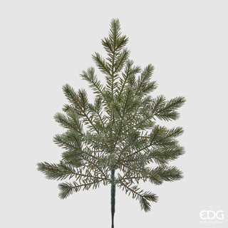EDG Enzo De Gasperi Silver Pine Branch H51 cm