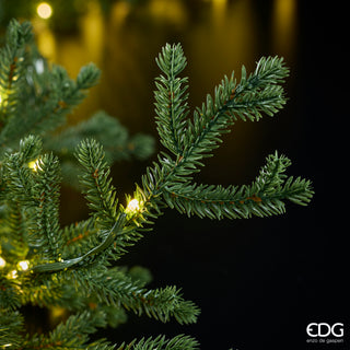 EDG Enzo De Gasperi Albero di Natale Pino Lucciole 210 cm con 3100 Rice Led