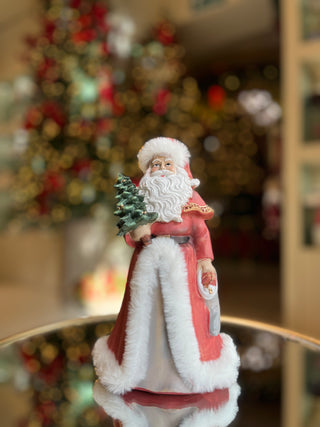 L'Oca Nera Statua di Babbo Natale Piccolo H21 cm in Resina