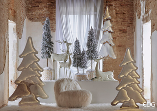 EDG Enzo De Gasperi Decorazione Renna in Metallo H90 L46 cm