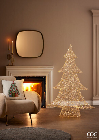 EDG Enzo De Gasperi LED-Baumschmuck Perlen 1440 Microled H150 cm