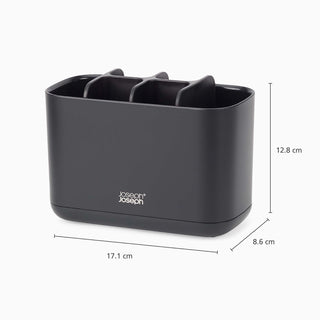 Joseph&amp;Joseph EasyStore Großer Badezimmer-Aufbewahrungsorganizer, Schwarz