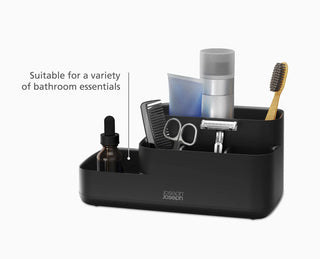 Joseph Joseph Portaoggetti da Bagno EasyStore™ Nero Opaco