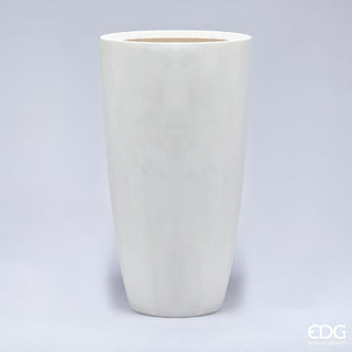 EDG Enzo De Gasperi Resinstone Vase H100 cm Ivory