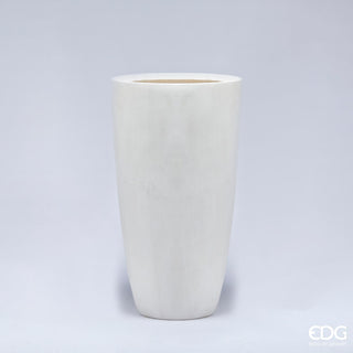 EDG Enzo De Gasperi Resinstone Vase H77 cm Ivory