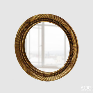 EDG Enzo De Gasperi Round Framed Mirror D39 cm