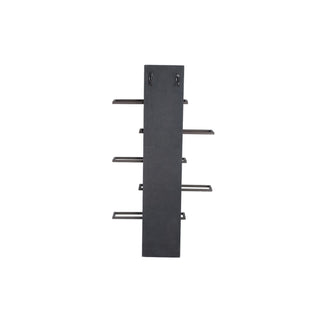 PTMD Collection Portabottiglie da Parete in Ferro Nero H110 cm