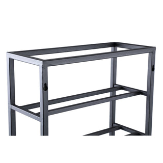 PTMD Collection Portabottiglie Kentyn Piccolo in Ferro Nero