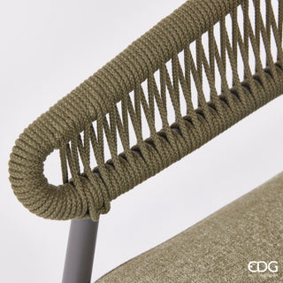 EDG Enzo de Gasperi Capri Olivgrünes Garten-Lounge-Set