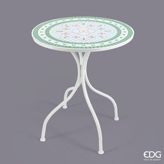 EDG Enzo De Gasperi Tavolo da Esterno Flower D61 cm Bianco