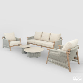EDG Enzo de Gasperi Limited Edition Seilweb-Gartenlounge-Set