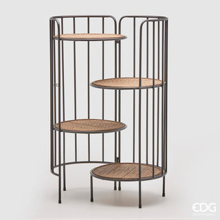EDG Enzo De Gasperi Metal shelf with 4 metal shelves H83x70x35 cm