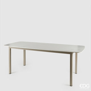 EDG Enzo de Gasperi Dark Gray Stringhe Table H 78X180X100 cm