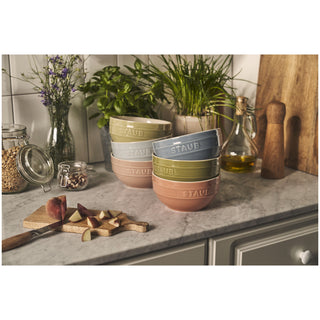 Staub Set 6 Ciotole Macaron in Ceramica Multicolor D12 cm