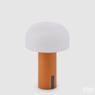 EDG Enzo de Gasperi Lampada da Tavolo Kiran Led H22 D15 cm Arancio