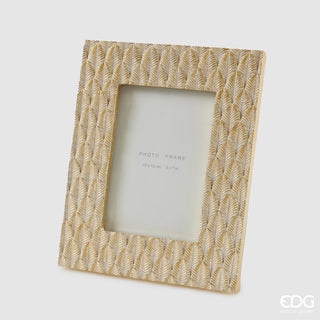 EDG Enzo De Gasperi Cornice Portafoto Foglie Rettangolare H26 cm