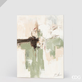 EDG Enzo De Gasperi Quadro Abstract Rettangolare Prati 120x90 cm