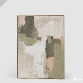 EDG Enzo De Gasperi Quadro Abstract Smeraldi 120x90 cm