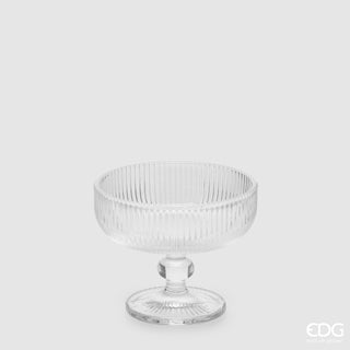 EDG Enzo De Gasperi Set 4 Coppette 250ml in Vetro Trasparente