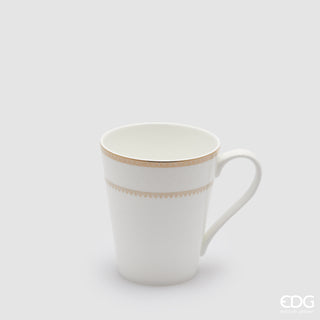 EDG Enzo De Gasperi Tazza Mug Natalizia Merletto 420ml in Porcellana